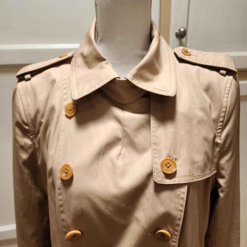 Banana Republic Women's Midi Trench Coat 💛 - Picture 4 of 14